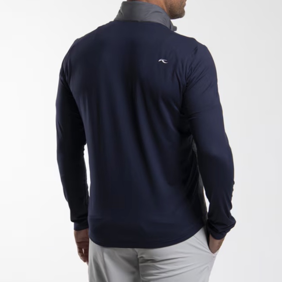 LIKE NEW KJUS Men's Retention Jacket in Steel Grey/Atlanta Blue (Size 48/S) - Picture 2 of 11